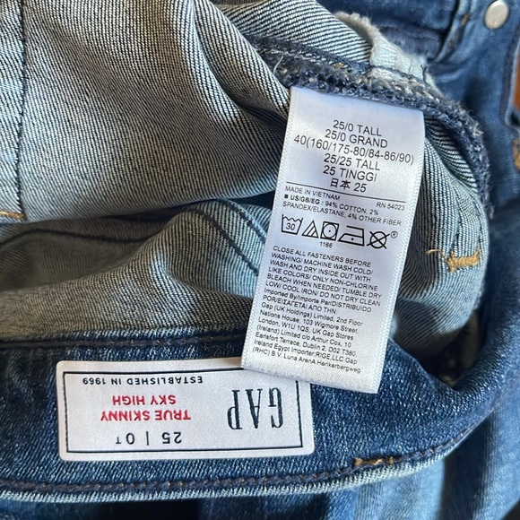 Gap sky high true skinny jeans - Picture 7 of 7